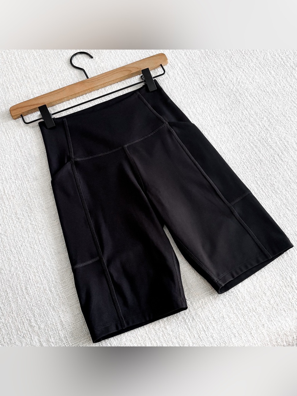 Girlfriend Collective bike shorts.